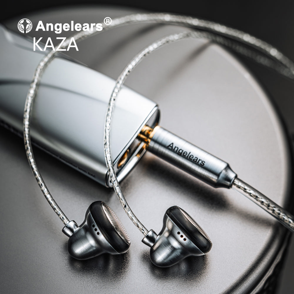 Angelear KAZA 15mm Dynamic Driver Flat In-ear Earphones