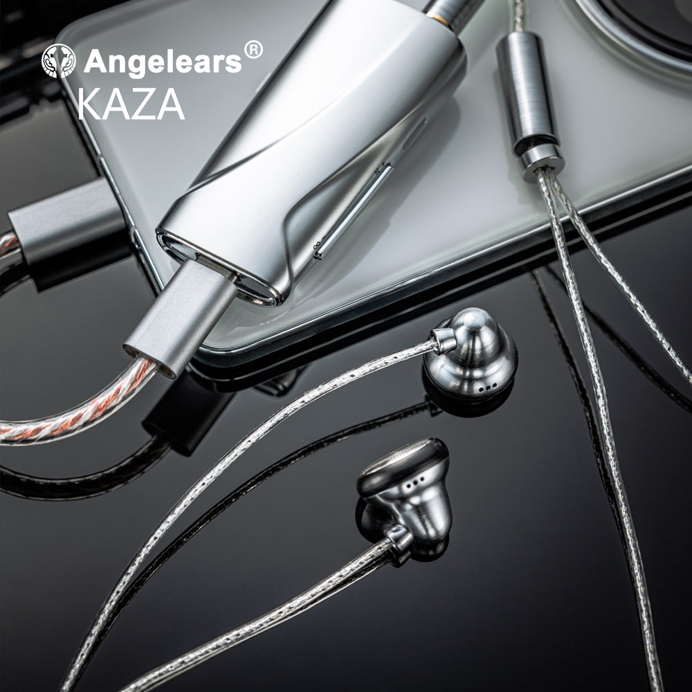 Angelear KAZA 15mm Dynamic Driver Flat In-ear Earphones