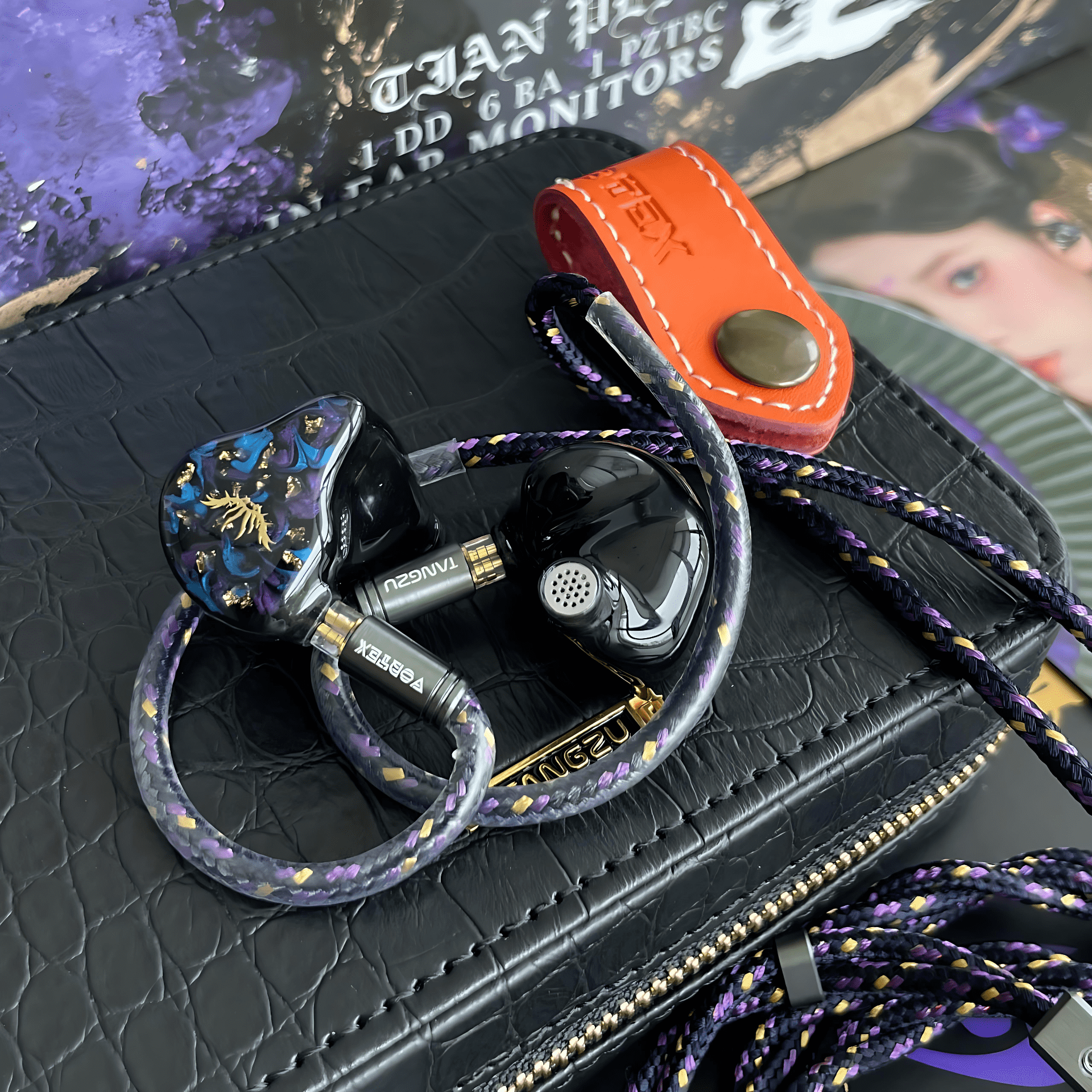 Tangzu Tianpeng Tribrid IEM – 14.2mm Dynamic + 3BA + Ceramic Bone Conduction for Precision & Power