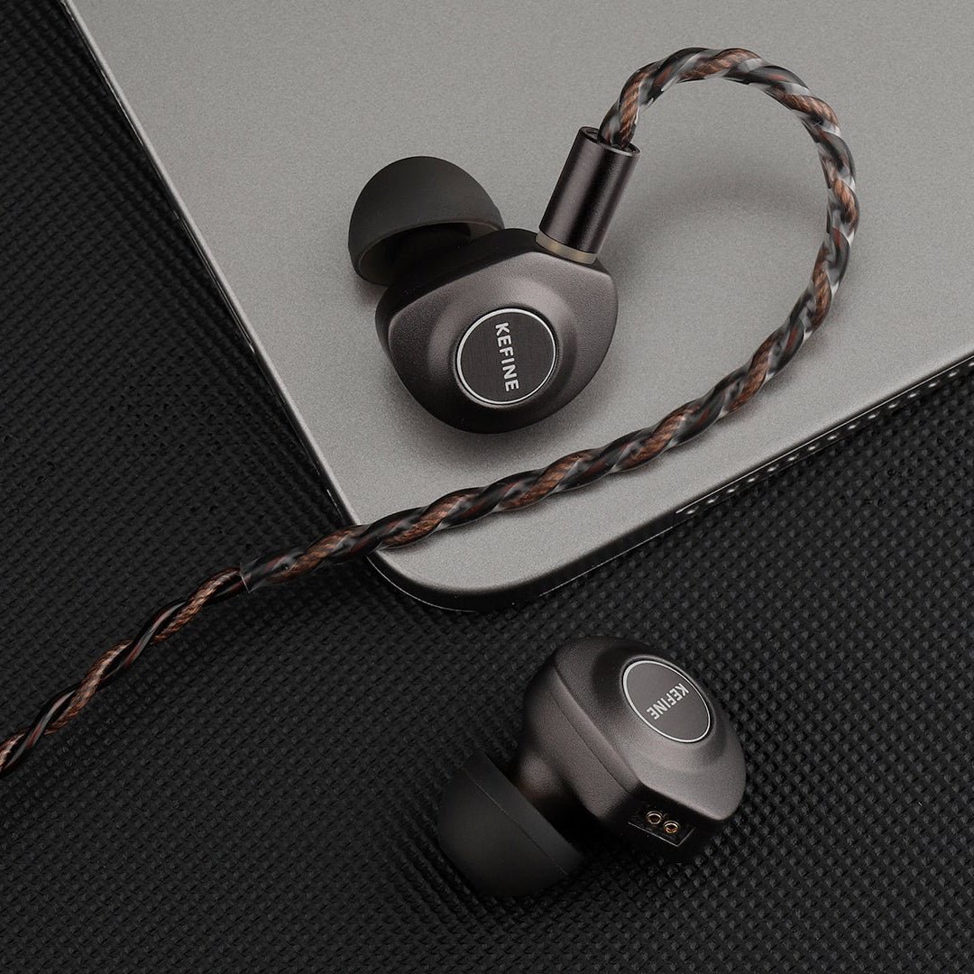 Kefine Delci DLC+PU Diaphragm Dynamic Driver HiFi Wired IEM