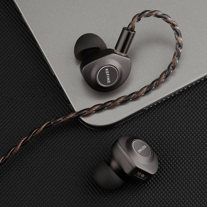 Kefine Delci DLC+PU Diaphragm Dynamic Driver HiFi Wired IEM