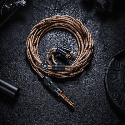 RedBunny HiFi IEM Upgrade Cable | Single Crystal Copper + Silver-Plated + Graphene