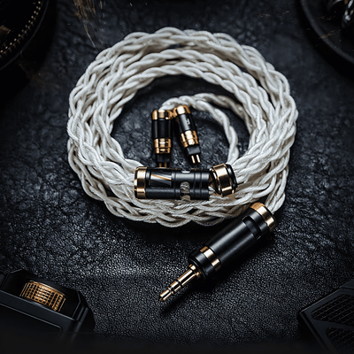 Yongse_Britney_Pure_Silver_Upgrade_Cable_Black_Plug_Connector_Show